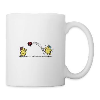 Küken Fussball - Tasse - Weiß - Rechts