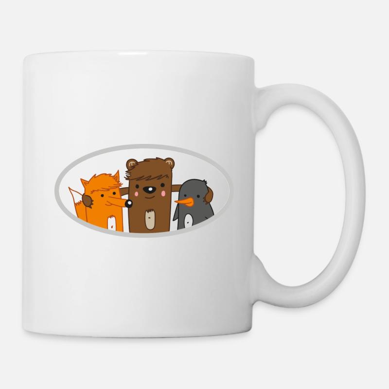 3 Amis - Mug blanc - blanc