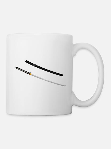 Katana Japonaise - Mug blanc - blanc