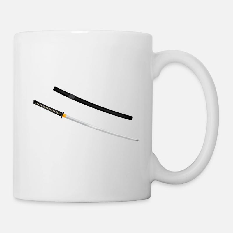 Katana Japonaise - Mug blanc - blanc
