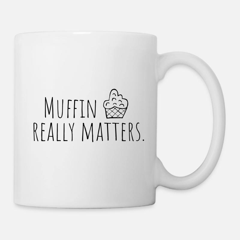 muffin - Tasse - Weiß