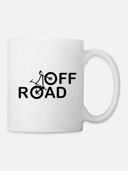 Fatbike off road bike bicycle - Mug - white