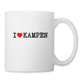 I love Kampen Sylt Ich liebe Lieblingsort Insel - Mug blanc - blanc - Droite