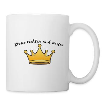 Straighten the crown and continue - Mug - white - Right