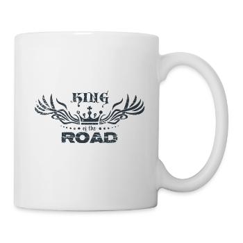 King of the road dark - Mug - white - Right