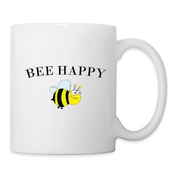 BEE HAPPY - Tasse - Weiß - Rechts