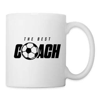 fussball trainer - Tasse - Weiß - Rechts