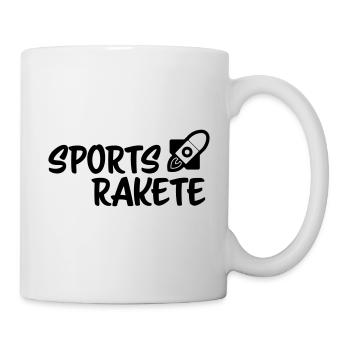 SPORTS-RAKETE – Sportler Fitness Sport - Tasse - Weiß - Rechts