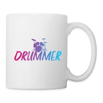 Drummer - Tasse - Weiß - Rechts