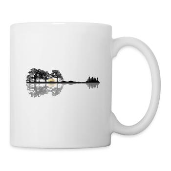 Guitar nature musician - Mug - white - Right