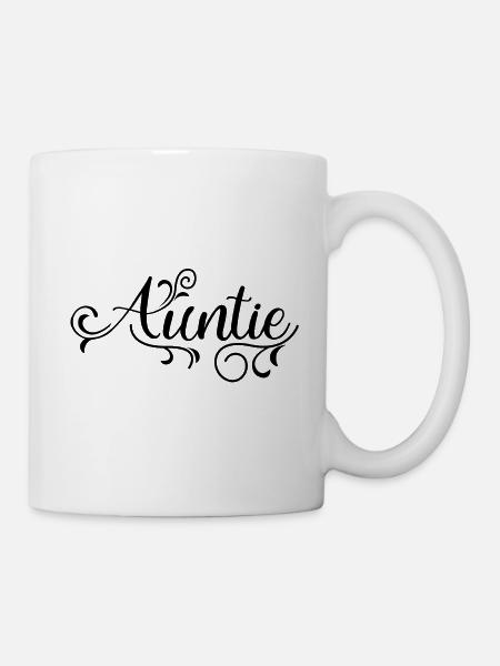 AUNTIE - Tasse - Weiß