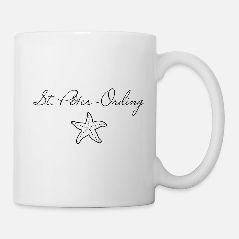 Étoile de mer Saint-Pierre-Ording - Mug blanc - blanc