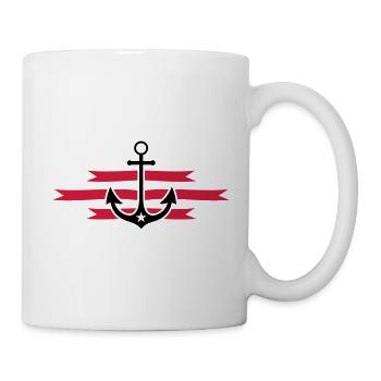 Symbole ancre - Mug blanc - blanc - Droite