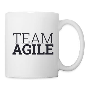 « Team Agile » | « Scrum Master » - Mug blanc - blanc - Droite