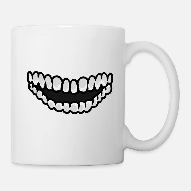 Masque de protège-dents Corona Smile Embout buccal - Mug blanc - blanc