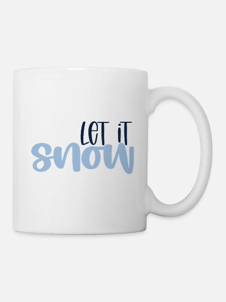 Let it Snow - Tasse - Weiß