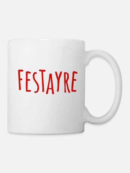Feria fêtard festayre en Féria - Mug blanc - blanc