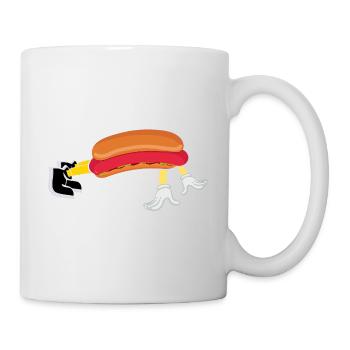 Hot Dog Bodybuilding Fitness Gym Cadeau - Mug blanc - blanc - Droite