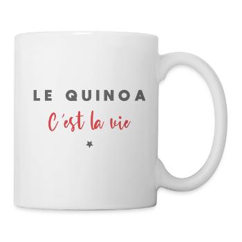 Le quinoa c est la vie - Mug blanc - blanc - Droite