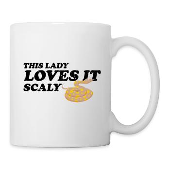 King python design pour les amateurs de serpents - Mug blanc - blanc - Droite