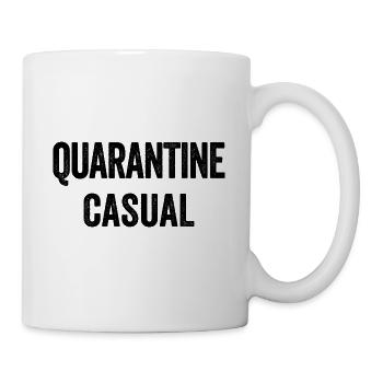 Quarantine Casual Work At Home Remote Work - Tasse - Weiß - Rechts