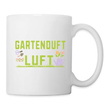 Kleingarten anfänger Gartenduft liegt in der Luft - Tasse - Weiß - Rechts
