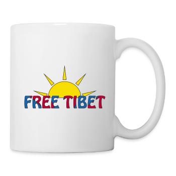 free tibet - Tasse - Weiß - Rechts