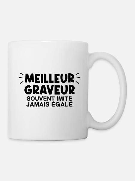 Graveur | Je suis le meilleur Graveur - Mug blanc - blanc