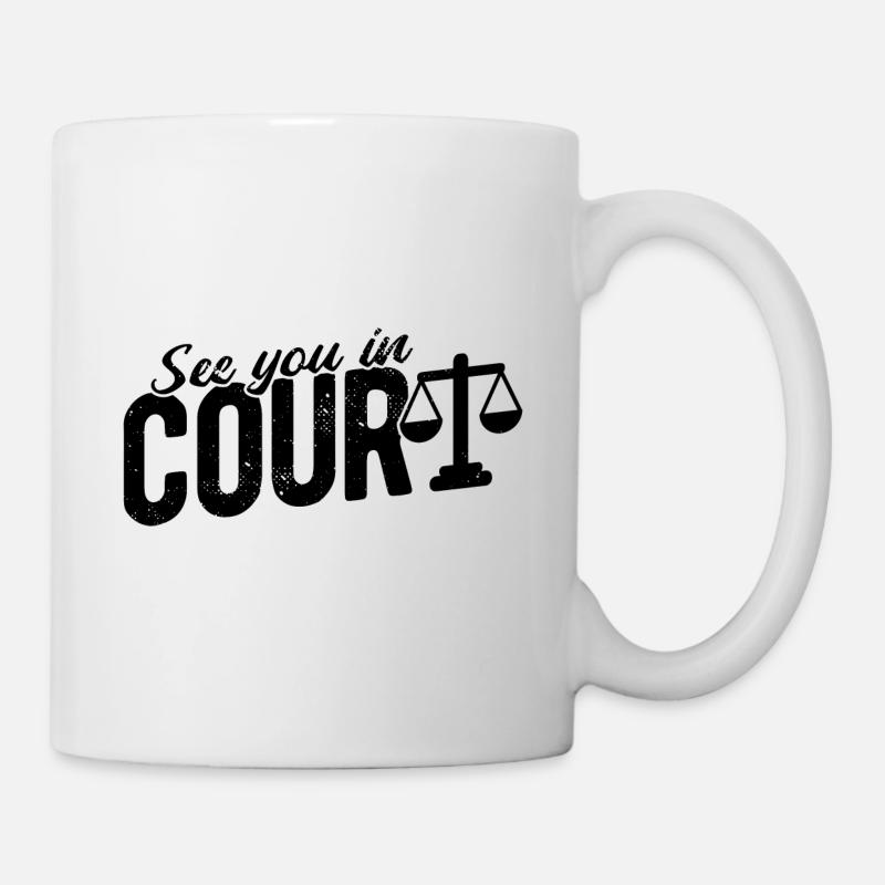 Richter Jurist Anwalt - Tasse - Weiß