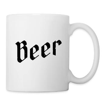 Beer - Tasse - Weiß - Rechts