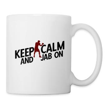 Boxsport Boxing - Tasse - Weiß - Rechts