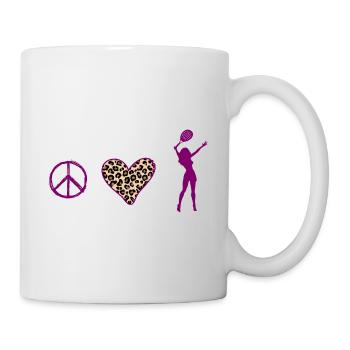 Padel Padeltennis padel-girl - Tasse - Weiß - Rechts