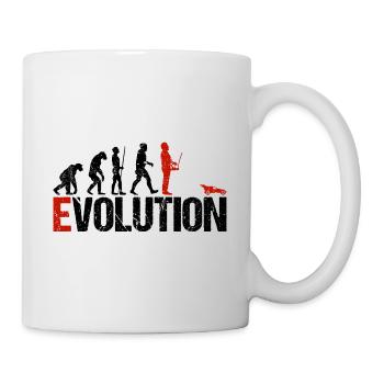 Sloth car Slotcar Racing Autorennbahn Lustig - Tasse - Weiß - Rechts