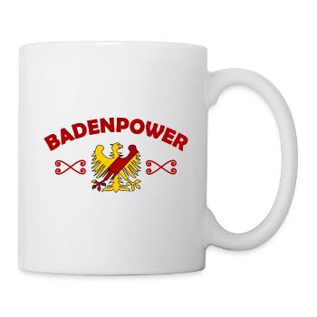 Die Kraft aus Baden - Tasse - Weiß - Rechts