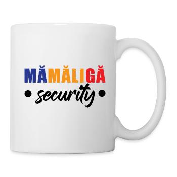 Sécurité Mamaliga - Mug blanc - blanc - Droite