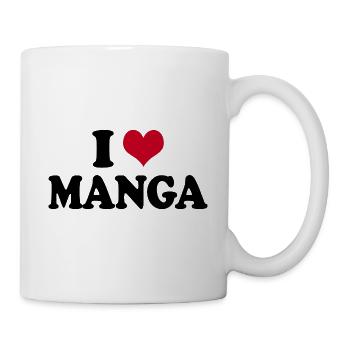 I Love Manga - Mug - white - Right