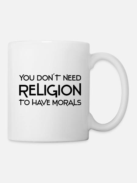 Atheismus - Tasse - Weiß
