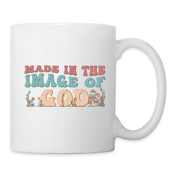 Made in the Image of God - Flower Mushroom Groovy - Mug - white - Right