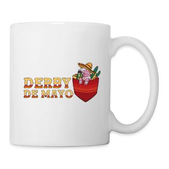 Derby de Mayo Horse Race Mexico Pinata Mexicain - Mug blanc - blanc - Droite