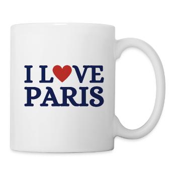 I Love Paris - J’aime Paris - Mug blanc - blanc - Droite