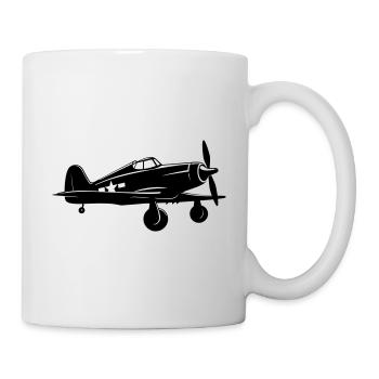 Fighter jet - Mug - white - Right