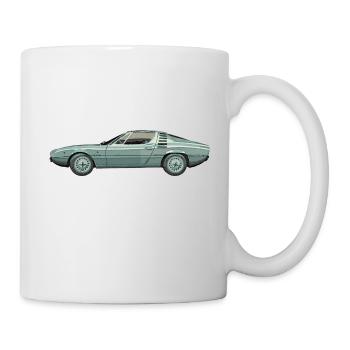 AR MONTREAL Illustration in Profil - Tasse - Weiß - Rechts