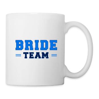 Brautgespann Blau - Tasse - Weiß - Rechts