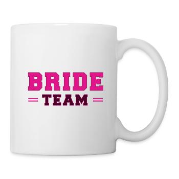Brautteam Pink - Tasse - Weiß - Rechts