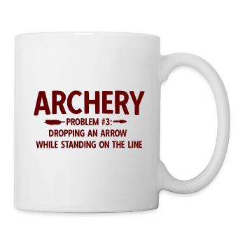 Bogenschießen Archery - Tasse - Weiß - Rechts
