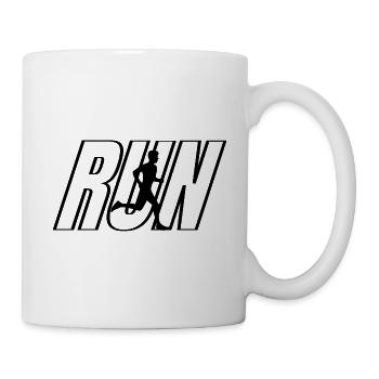 Run Man (jogger, run, jog, run, sports) - Mug - white - Right
