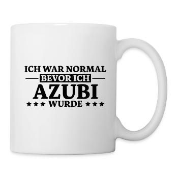 Azubi Spruch Lehrling Job Lustiges Azubi Geschenk - Tasse - Weiß - Rechts