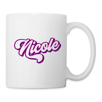 Nicole | Couleurs changeantes - Mug blanc - blanc - Droite