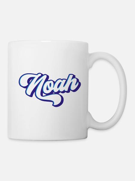 Noah | Farben änderbar - Tasse - Weiß
