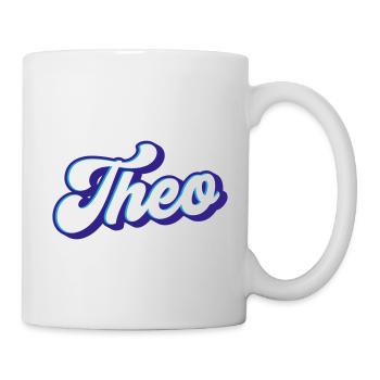 Theo | Farben änderbar - Tasse - Weiß - Rechts